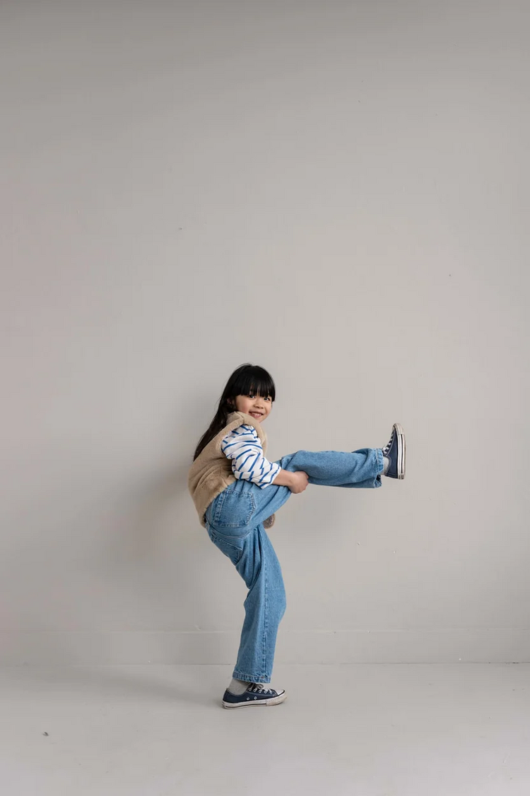 Jenest Balloon Denim Pants - medium Wash