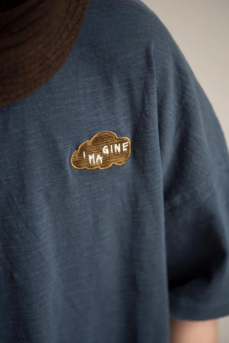 Jenest Ben Oversized Tshirt - Navy blue