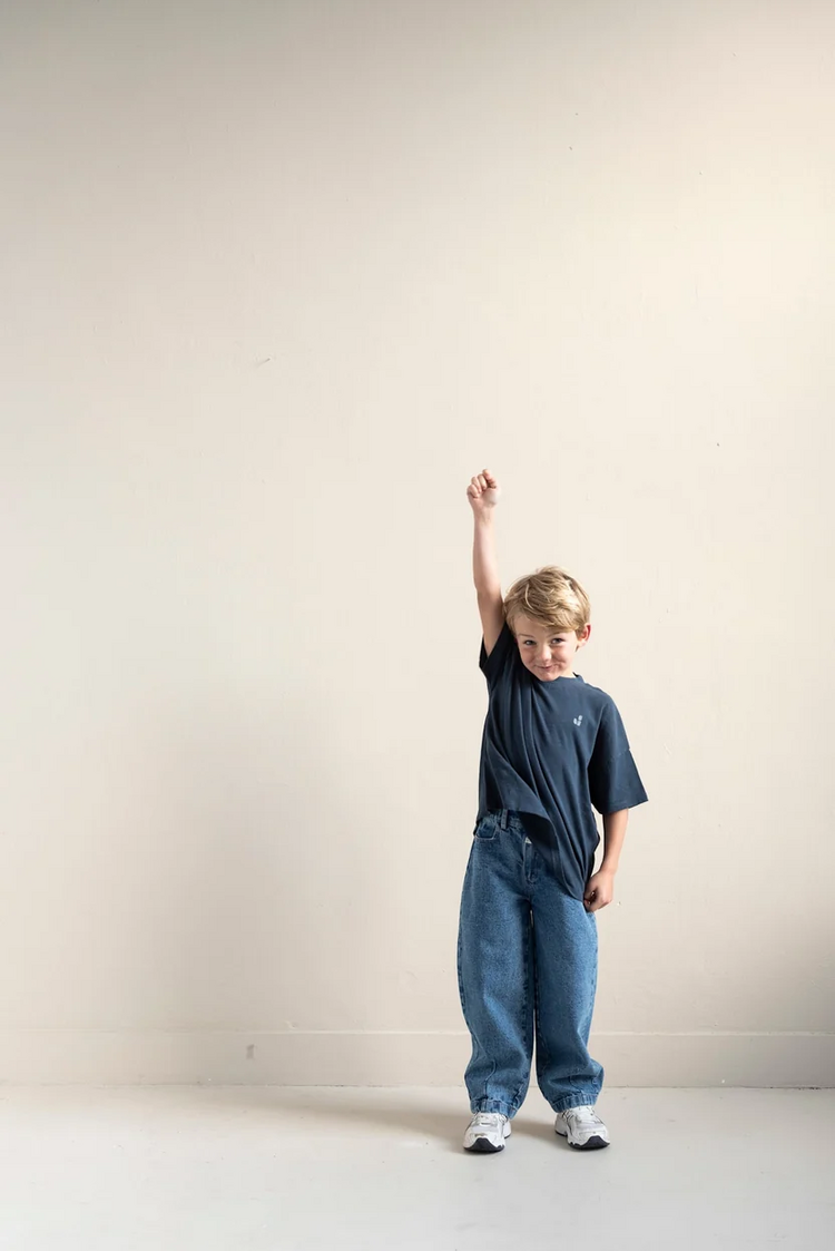 Jenest Balloon Denim Pants - dark Wash