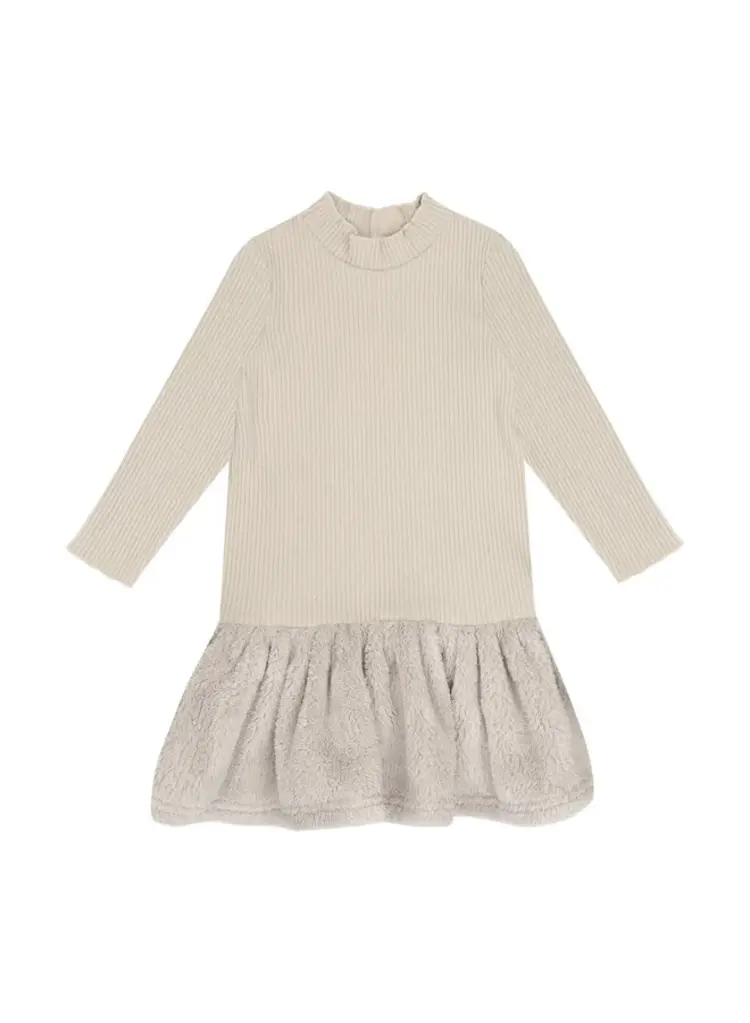 House of Jamie Flare Dress -Beige
