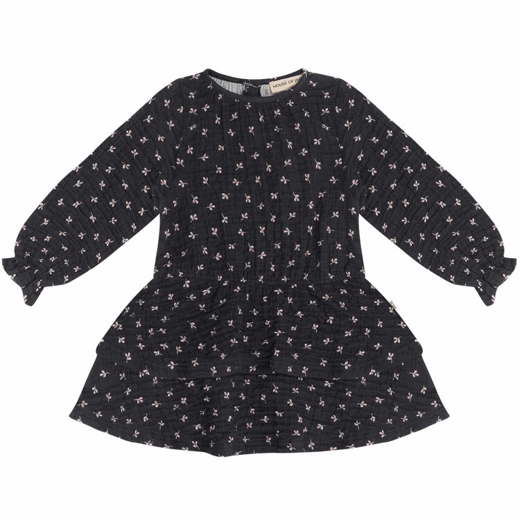 House of Jamie Ruffled Dress - Petal Sapphire