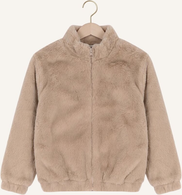 House of Jamie Soft Fur Jacket - Beige
