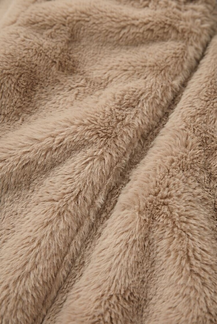 House of Jamie Soft Fur Jacket - Beige