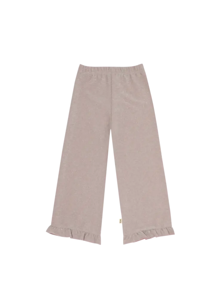 House of Jamie Ruffled Pants - Mauve Rose