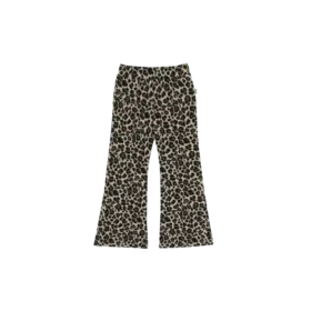 House of Jamie Flared Pants - Leopard Moonlight