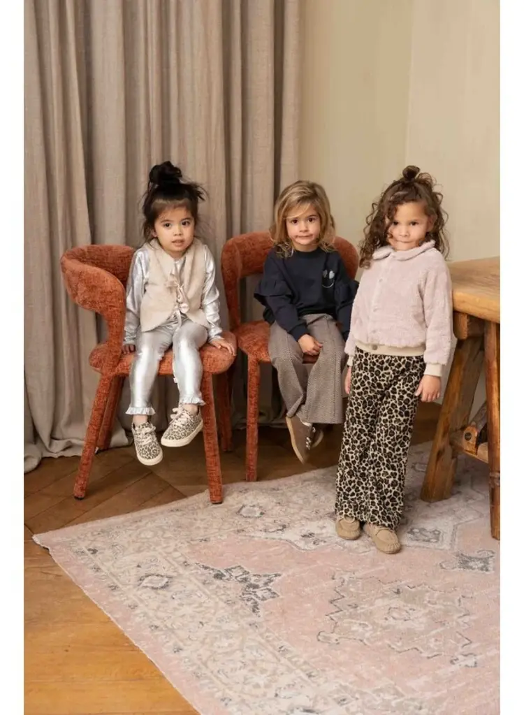 House of Jamie Flared Pants - Leopard Moonlight