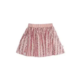 House of Jamie Sequins Skirt - Rose Mauve