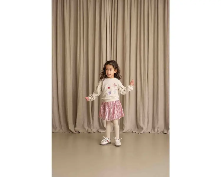 House of Jamie Sequins Skirt - Rose Mauve