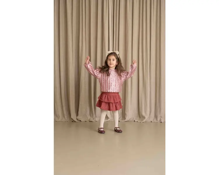 House of Jamie Puff Balloon Sequins Sweater - Rose Mauve