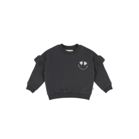 House of Jamie Frill Sweatshirt - Sapphire