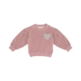 House of Jamie Balloon Sweater - Mauveglow velvet