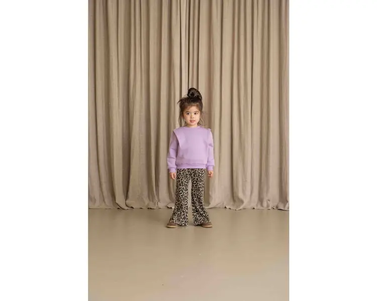 House of Jamie Shoulder Sweater - Frosted Lilac