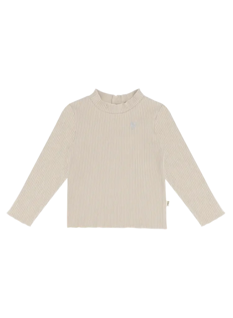 House of Jamie Turtleneck Tee - Beige