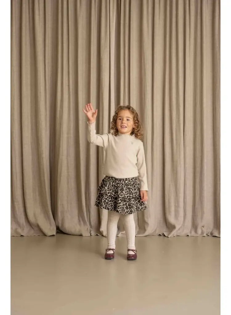 House of Jamie Turtleneck Tee - Beige