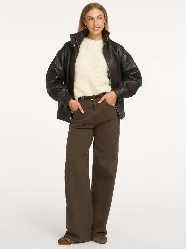 Co'Couture Belton Jeans - Dark Brown