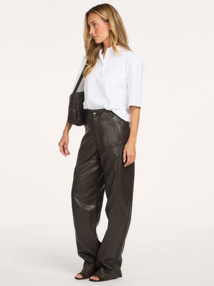Co'Couture Gitt Pant - Dark Brown