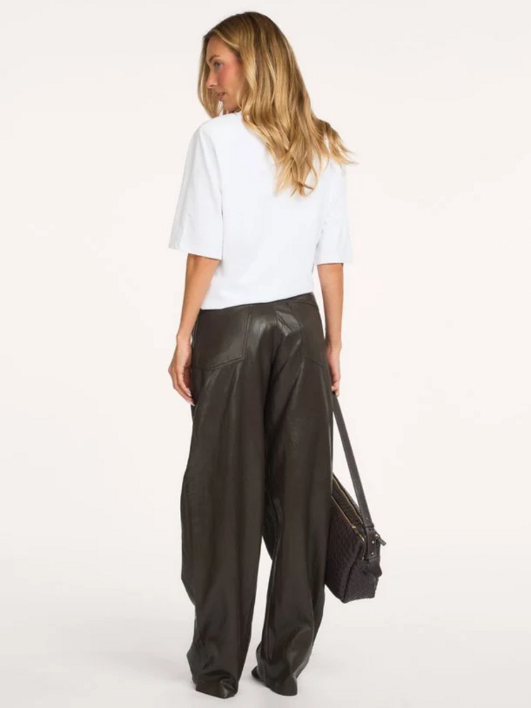 Co'Couture Gitt Pant - Dark Brown
