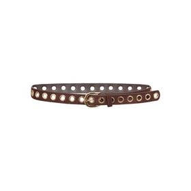 Co'Couture Senna Eyelet Belt - Dark Brown
