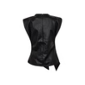 Co'Couture Gitt Pleat Top - Black