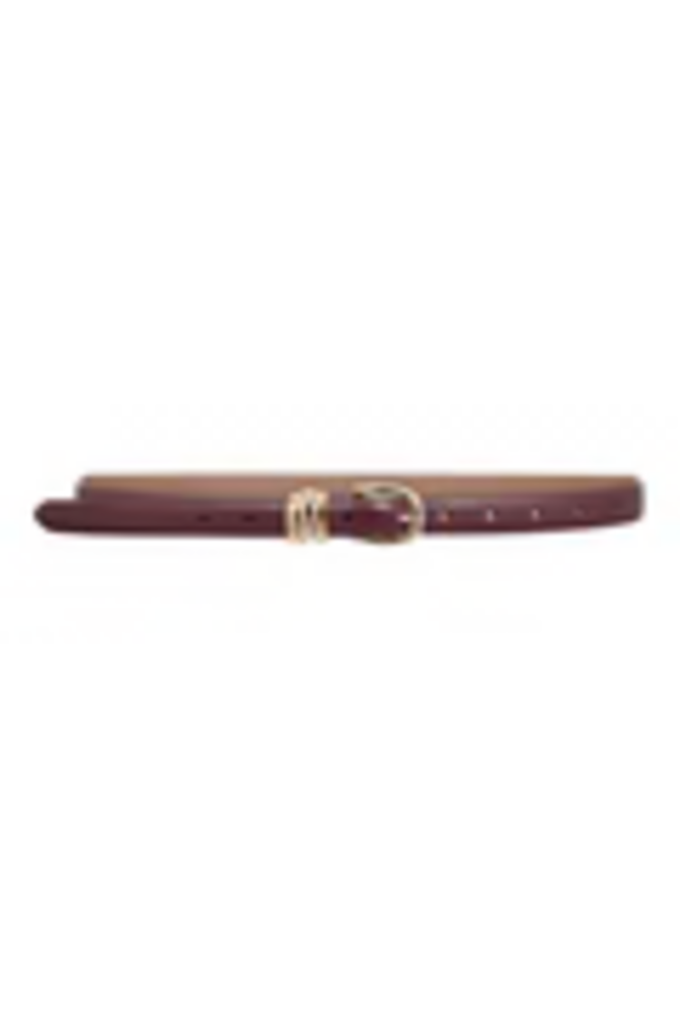 Co'Couture Beno Belt - Wine red
