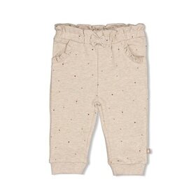Feetje Broek AOP - My little love - Taupe