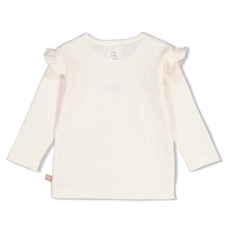 Feetje Longsleeve - My little love - Offwhite
