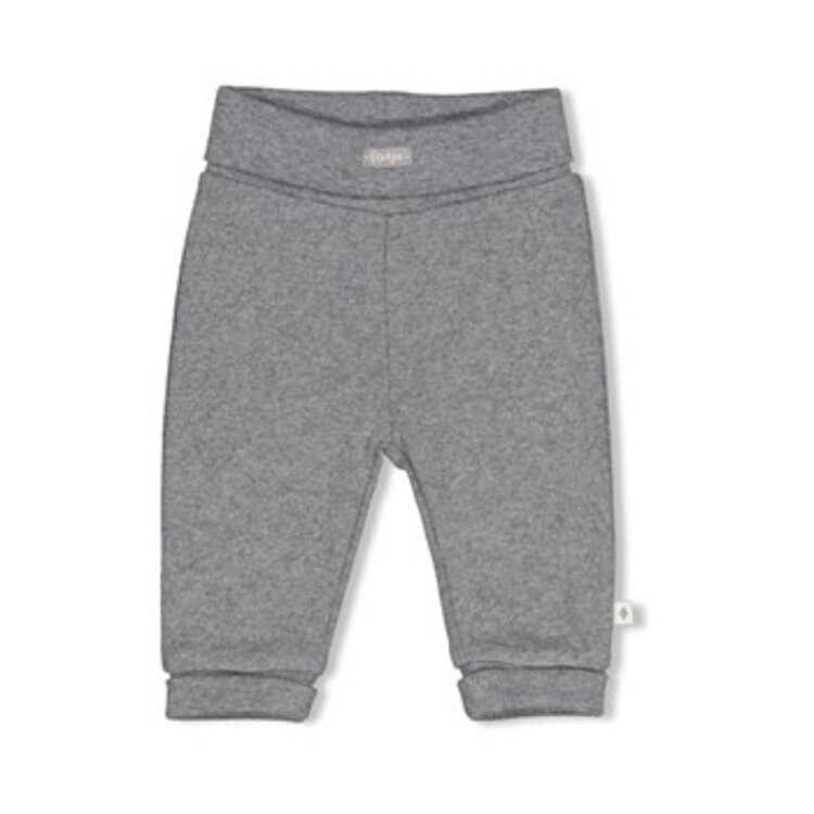 Feetje Broek Ajour Rib - Penguin Cuddles - Antraciet