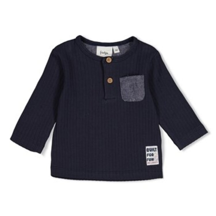 Feetje Longsleeve Rib - Bult for Fun - Marine