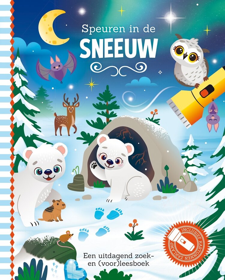 Lantaarn Publishers Zoekboek - Speuren in de sneeuw
