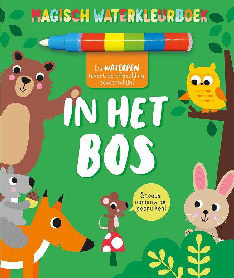 Lantaarn Publishers Magisch Waterboek - in het bos
