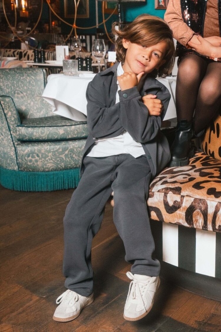 LEVV Pants Evan - Antraciet