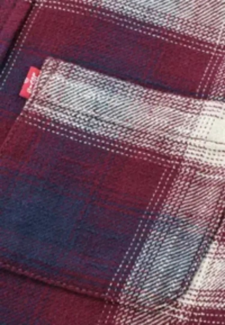 Levi's Shadow Plaid Shirt - Tawny Port