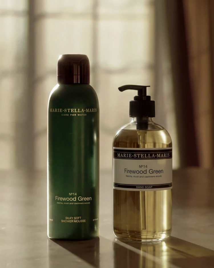 Marie-Stella-Maris Silky Soft Shower Mousse - Firewood Green