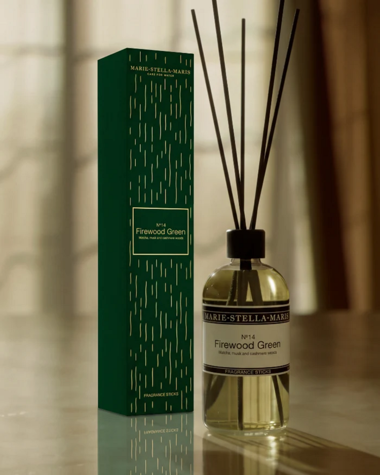Marie-Stella-Maris Fragrance Sticks (250ml) - Firewood Green