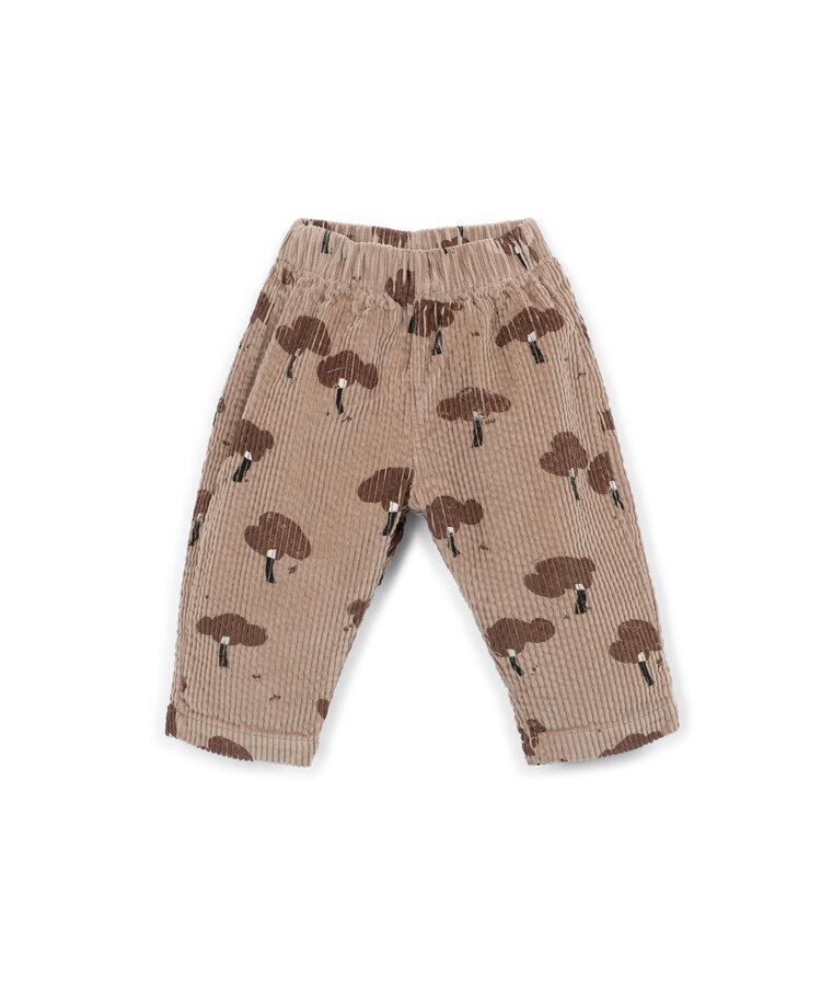Play Up Printed Corduroy Trousers E8318/11609