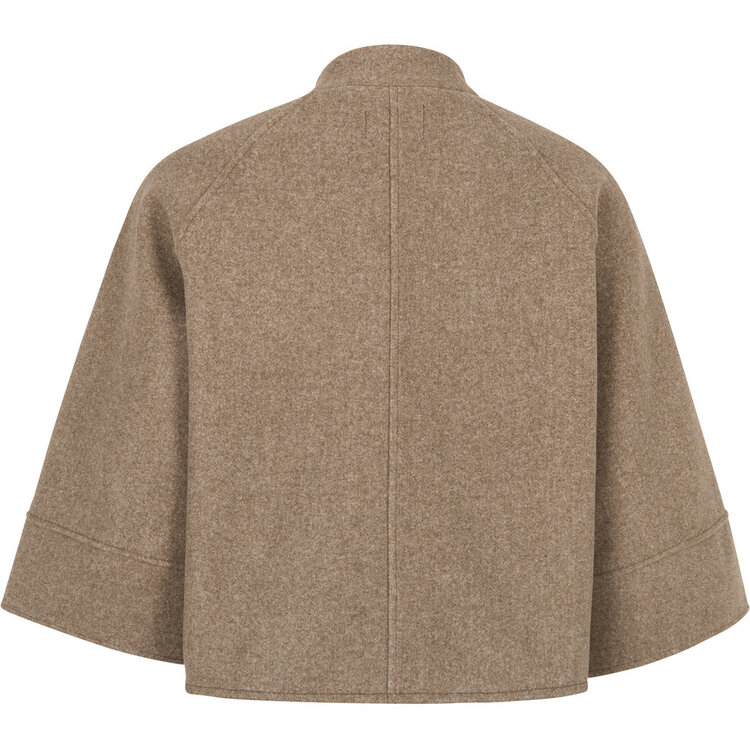 Tooday Dream Cape Jacket - Stone Brown