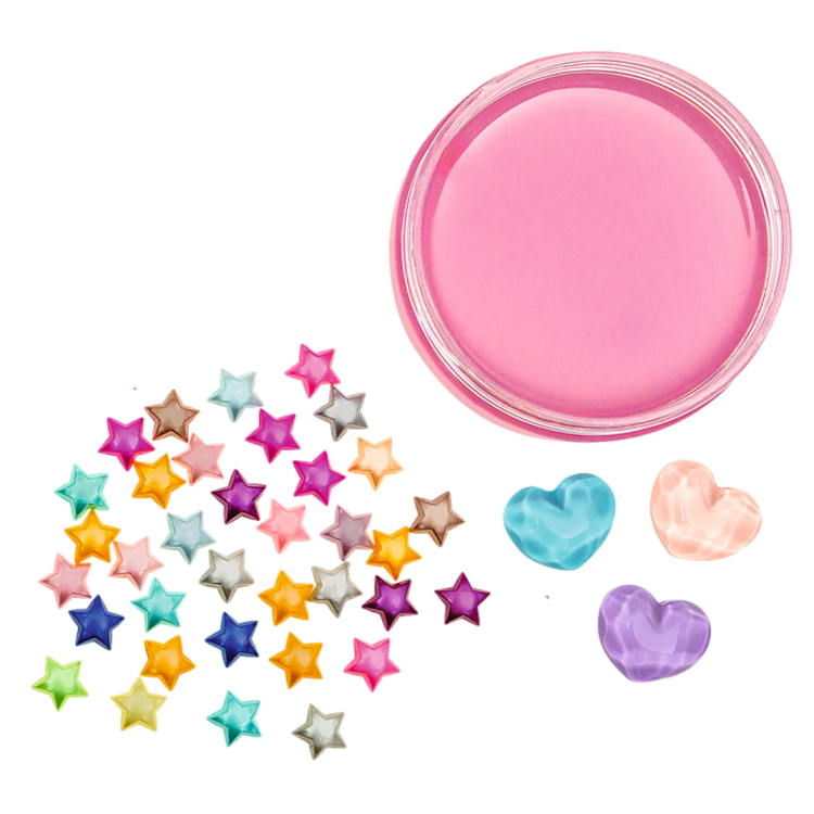 Moses Glibber klein slijm met confetti