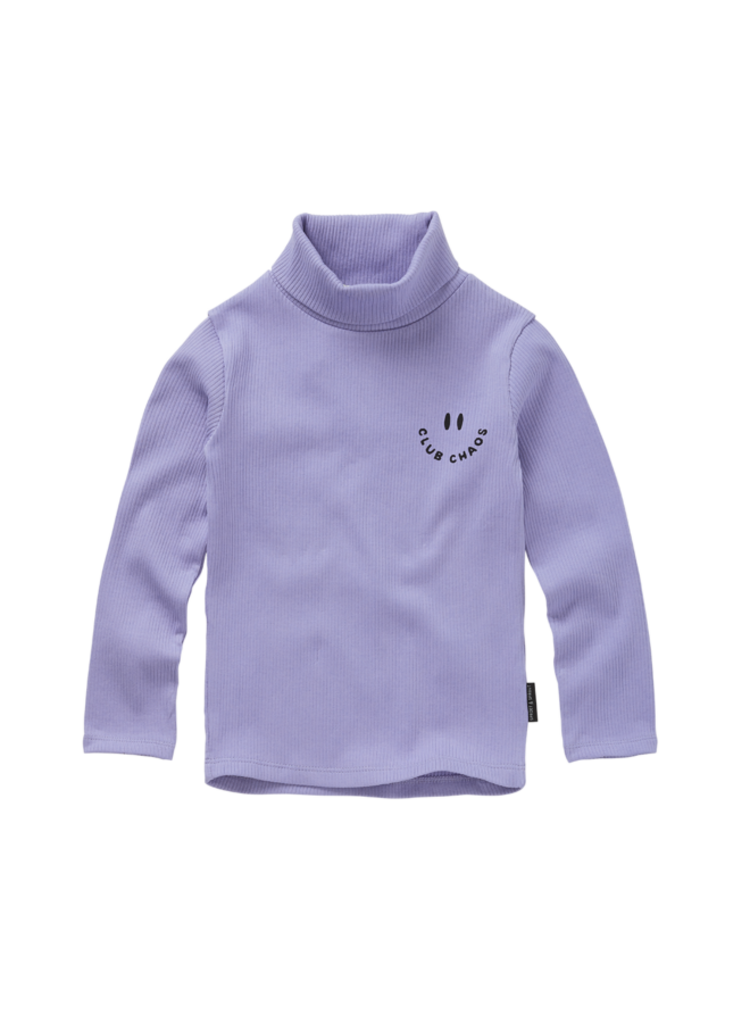 Sproet & Sprout Rib Turtle Neck - Purple