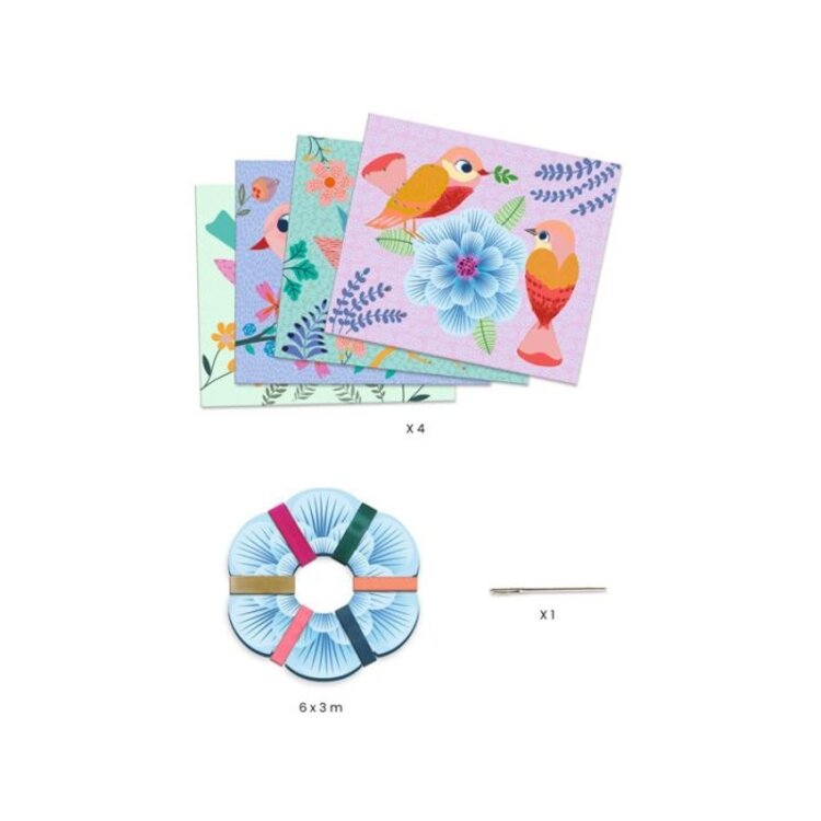 Djeco Djeco glitter patch - Vogel