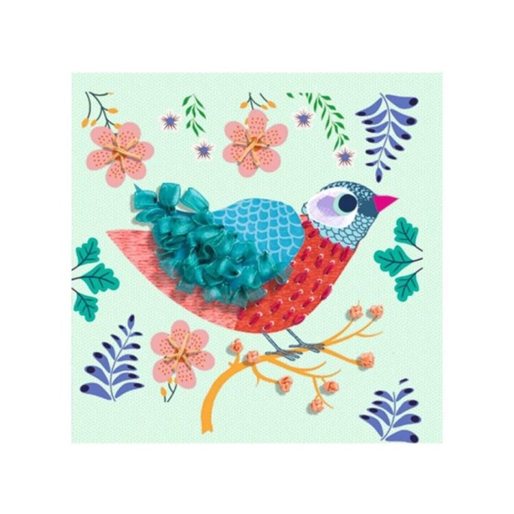 Djeco Djeco glitter patch - Vogel
