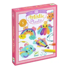 Djeco Artistic plastic - Sleutelhanger maken