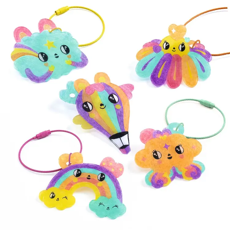 Djeco Artistic plastic - Sleutelhanger maken