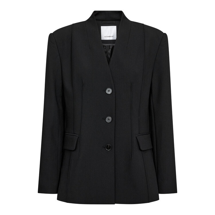 Co'Couture Vola Power Fitted Blazer - Black