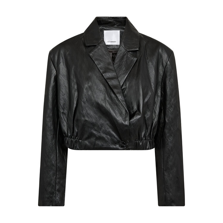Co'Couture Gitt Crop Blazer - Black