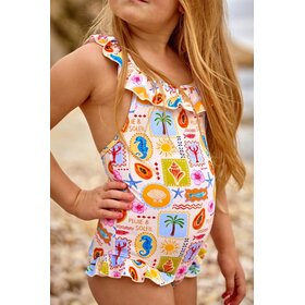 Pluie-Soleil Laila Swimsuit - Tiny Island Sunny Lemon