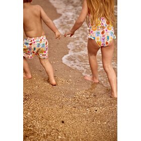 Pluie-Soleil Sascha Swim Short - Tiny Island Sunny Lemon