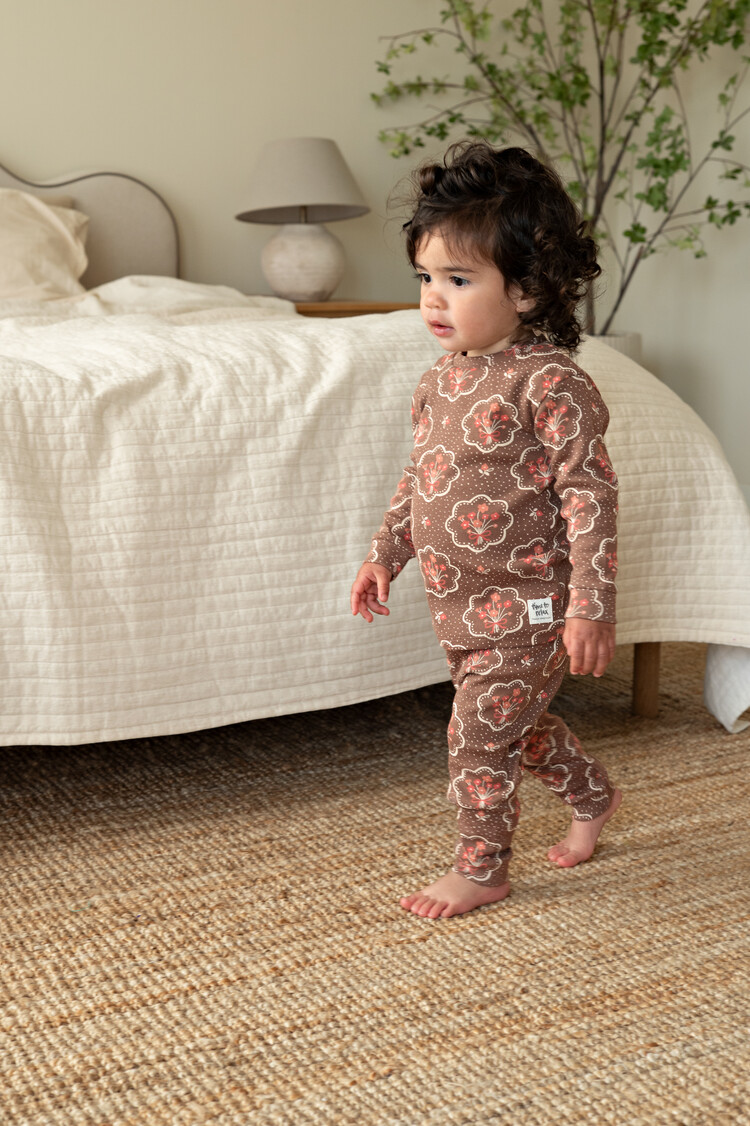 Feetje Pyjama Maddie Medaillon - Bruin