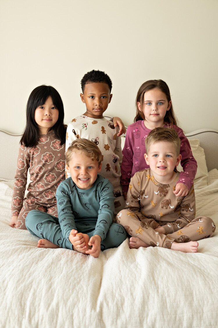 Feetje Pyjama Maddie Medaillon - Bruin