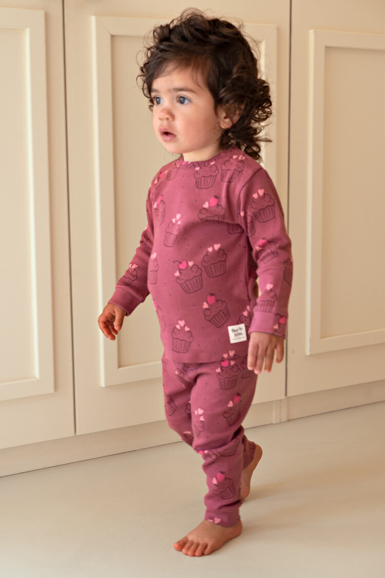 Feetje Pyjama Chloe Cupcake - Violet