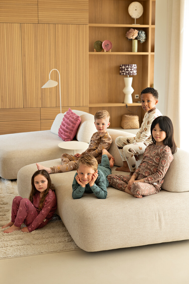 Feetje Pyjama Cosy Cookie - Offwhite Melange